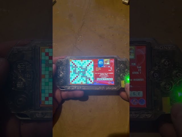 PSP-1001 Modified with a Brand New Clear X-Ray Shell Showcase!