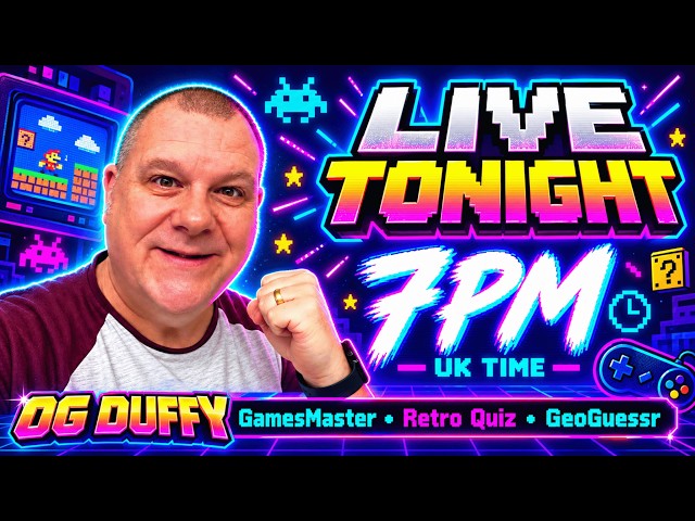 Retro Gaming Quiz? CHALLENGE 🎮 LIVE Tonight!