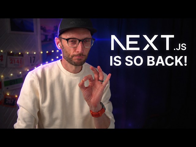 Next.js 16.3 got good (if you care)