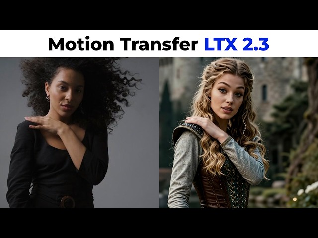 Transfer Motion From Video to AI Character LTX 2.3 | ComfyUI Tutorial