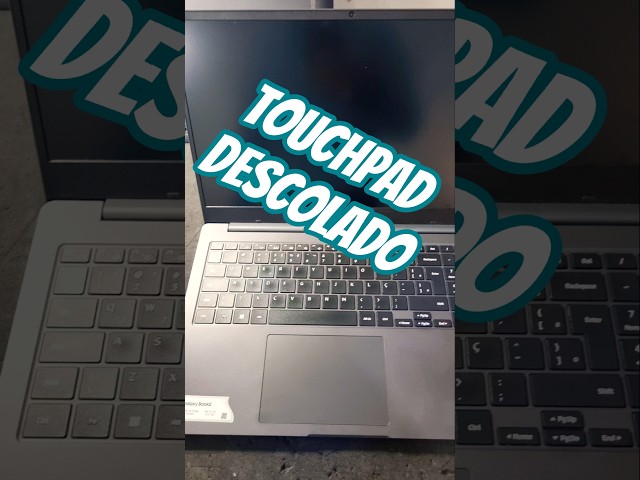 O VERDADEIRO CULPADO! Descubra por que o touchpad DESCOLOU do notebook 😱💻