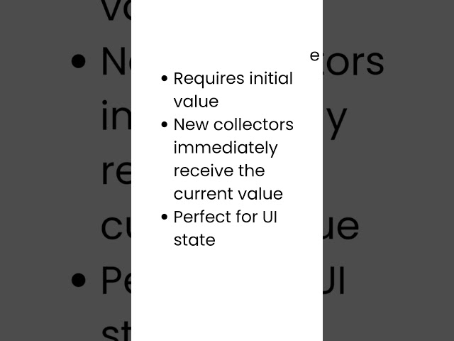 🚀 Day 9 – SharedFlow vs StateFlowStateFlow → UI StateSharedFlow → UI EventsKnow the right choice 🔥