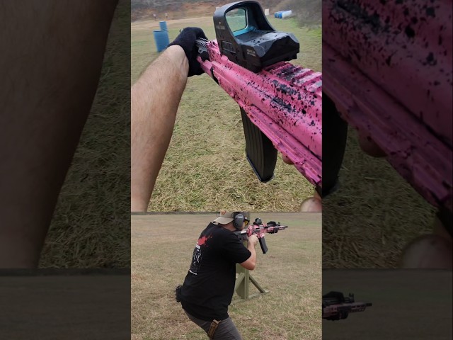 This Pink AK47 will destroy your punisher skull AR15...