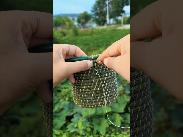 Easy DIY Coiled Straw Basket Weaving Tutorial for Beginners