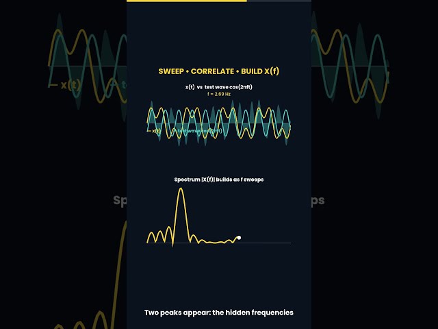 What Does the Fourier Transform Actually Do? #shorts