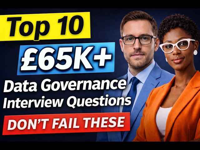 Top 10 Data Governance Practical Interview that gets you hired £65k I Pass Data Governance Interview
