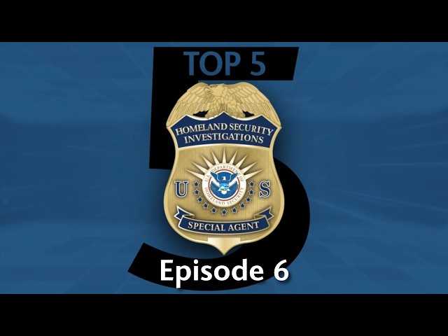 📺NEW EPISODE: WATCH #ICE Homeland Security Investigations' Top Five🚨