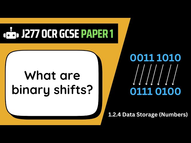 Binary Shifts | 2.4 | OCR GCSE Computer Science | J277