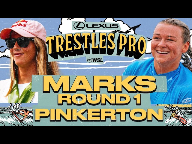 Caroline Marks vs Kirra Pinkerton | Lexus Trestles Pro 2026 - Round 1