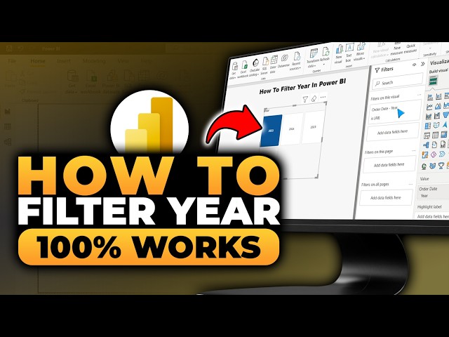 How To Filter Year in Power BI (𝟮𝟬𝟮𝟲) | 100% WORKS | NO Yapping, To The Point! | FAST & EASY