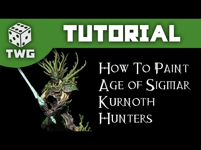 How To Paint Kurnoth Hunters - Warhammer Age of Sigmar Sylvaneth Tutorial (The War Gamer)