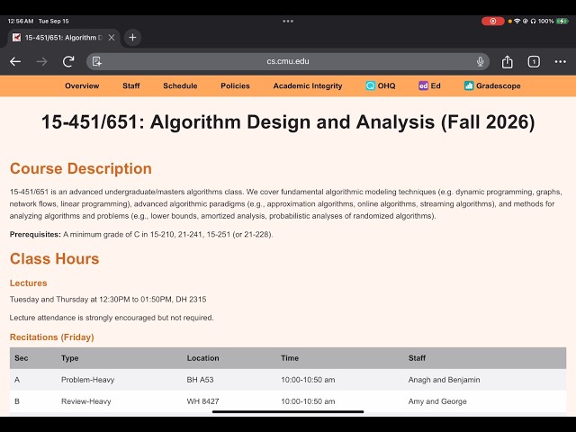 15-451: Algorithm Design and Analysis - Introduction