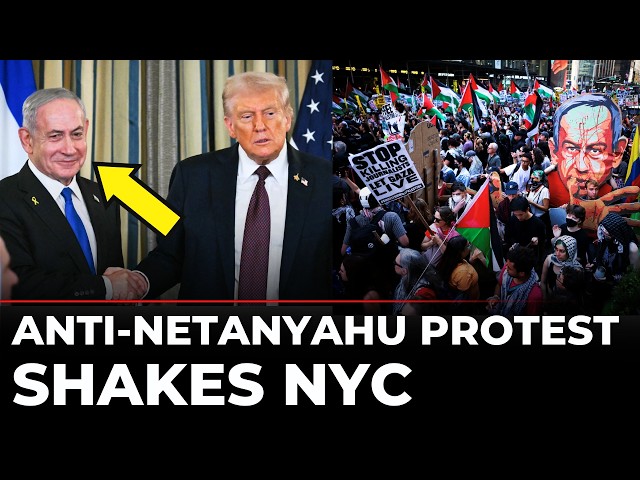 🚨NYC Protest LIVE: Thousands Block Traffic for Netanyahu UN Speech