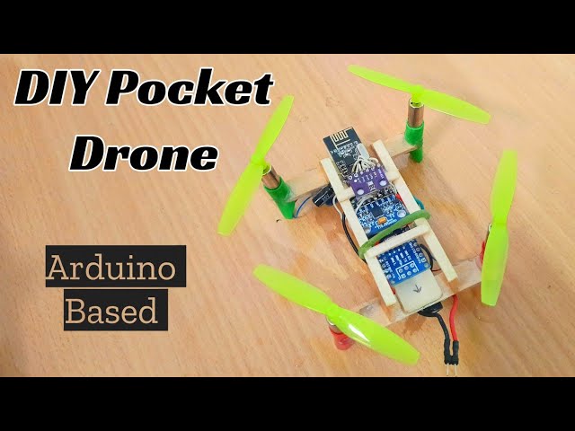 DIY Mini Drone with Arduino Flight Controller |How To Make a Mini Drone|Brushed Drone