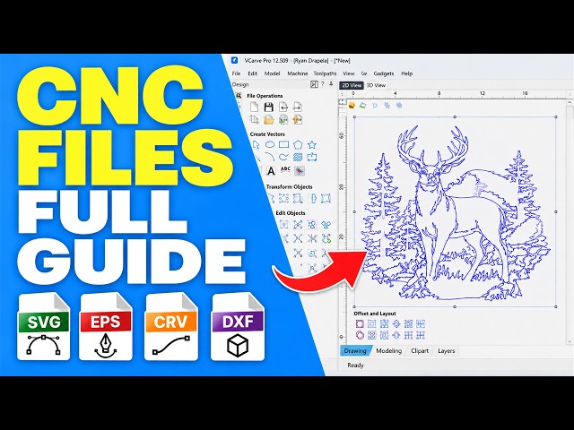 CNC Digital Files Explained – SVG, DXF, CRV & More