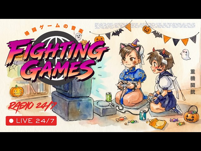 🎃 90s ARCADE RADIO 24/7 • Retro Fighting Game Soundtracks & More 🥊🦇