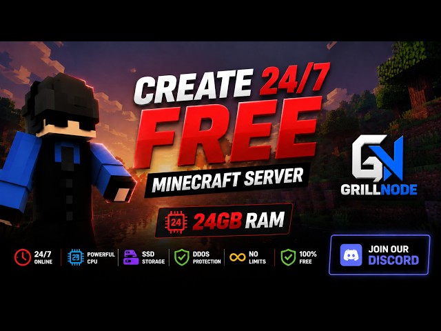 New Best Free 24/7 Minecraft Server Host ? Make 24/7 Free Minecraft Server💚