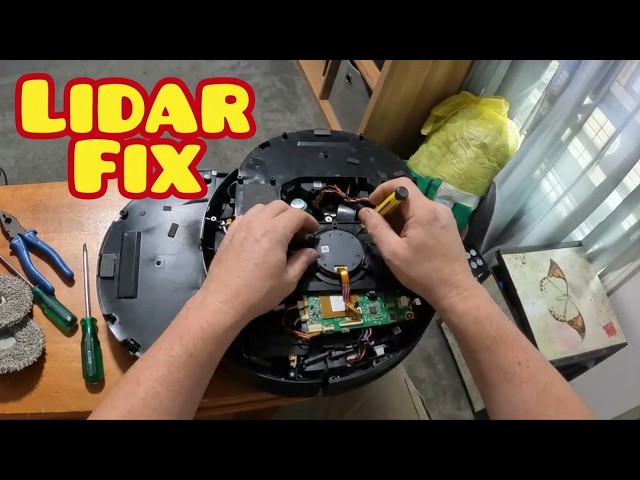 Ecovacs X5 Pro LiDAR Repair plus internal look at parts.