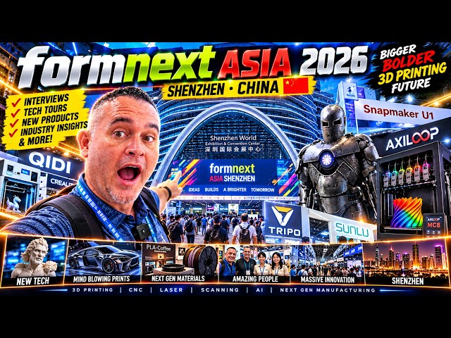 China’s Next Wave of 3D Printing! New Printers & AI | Formnext Asia 2026