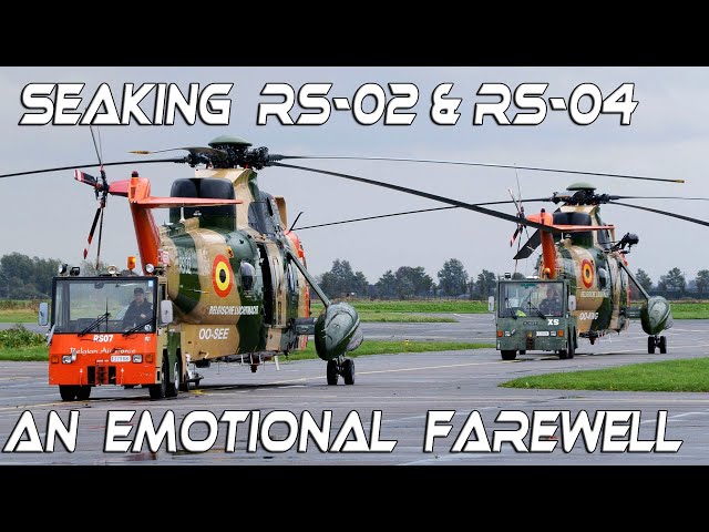 An Emotional Farewell of Two Restored  Seaking RS02&RS04  leaving their homebase at Koksijde 4K UHD