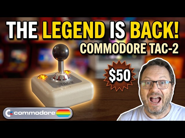 Commodore Just Brought Back the BEST Retro Joystick Ever!