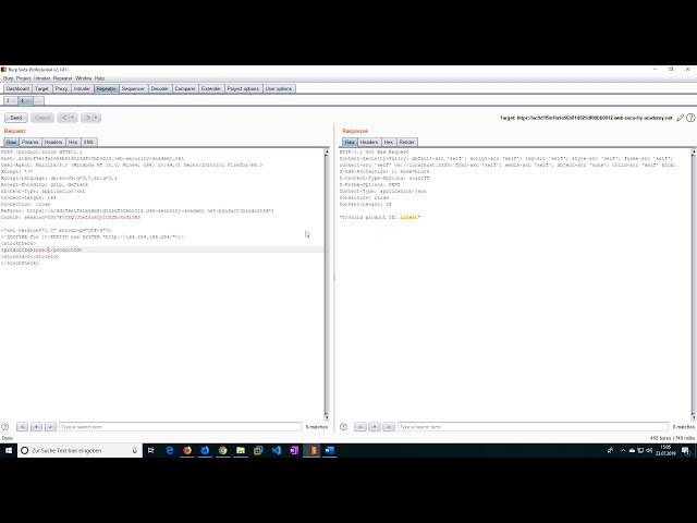 Exploiting XXE to perform SSRF attacks (Video solution)