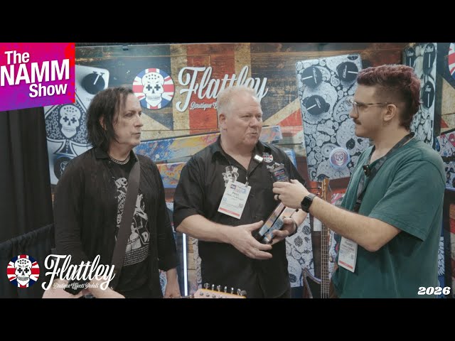 Flattley Guitar Pedals NAMM 2026 ft. Mark Thwaite (MGT) 