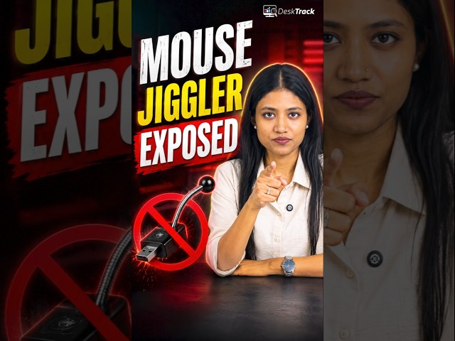 Mouse Jiggler Exposed 😳 Best Employee Monitoring & Time Tracking Tool | DeskTrack #shorts