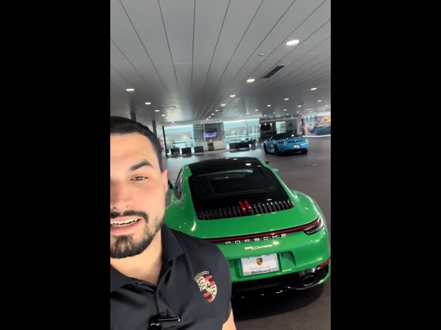 Virtual Tour: Porsche 911 Carrera in Python Green