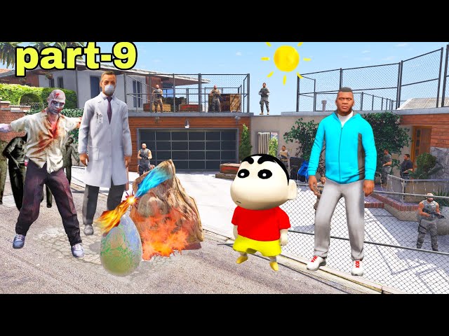 Franklin And Shinchan Make A Antidote For Destroy Zombies with Doctors In GTA V