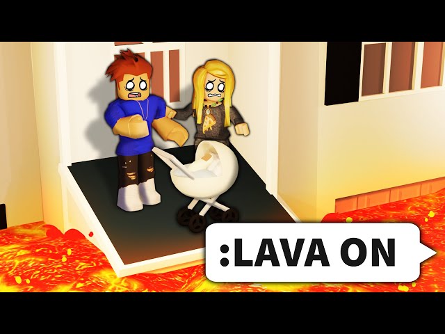 I used ROBLOX ADMIN to MAKE LAVA RISE...
