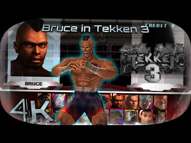 Bruce in Tekken 3 UHD 4K 60 FPS 