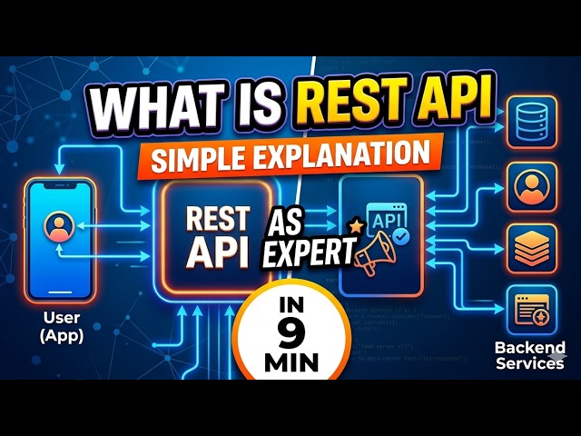 REST API Explained Simply (In 9 Minutes) | #Rest_api