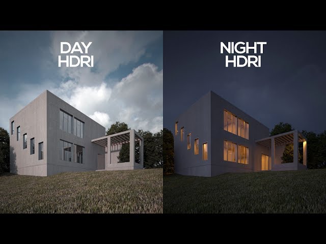Vray Exterior HDRI tutorial in 3ds Max | DAY & NIGHT