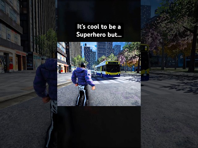 It’s cool to be a superhero but… #shorts #fyp