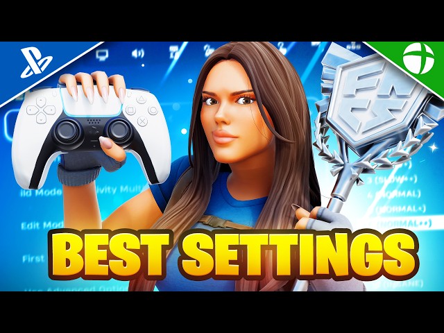 *NEW* Best Controller SETTINGS + Sensitivity in Fortnite Chapter 7! (PS5/ PS4/XBOX/PC)