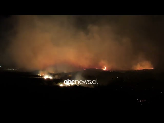 Major fire in Lezhë, homes at risk | ABC News Albania