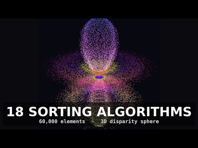 18 Sorting Algorithms to Zone Out To