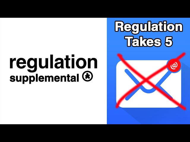 Regulation Takes 5