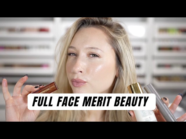 I Did a Clean Girl Makeup Tutorial Using Only Merit Beauty