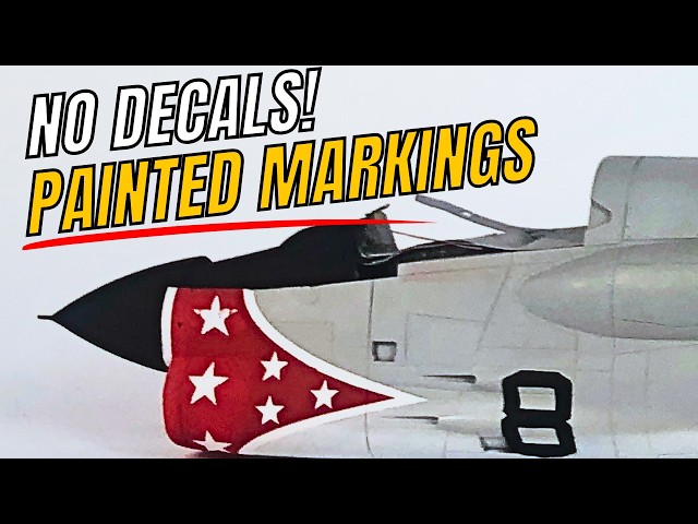 Painted, Not Decals! | F-8 Crusader (1/48) – Build & Review 3 - Silhouette America Cameo 5 Alpha 4K