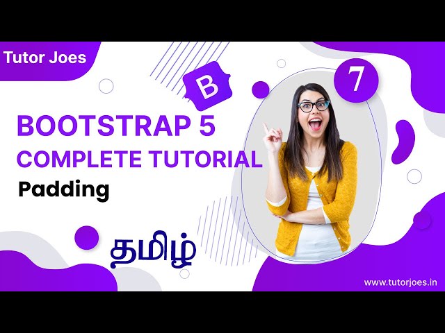 Padding Classes | Bootstrap 5.3 in Tamil | Tutor Joes