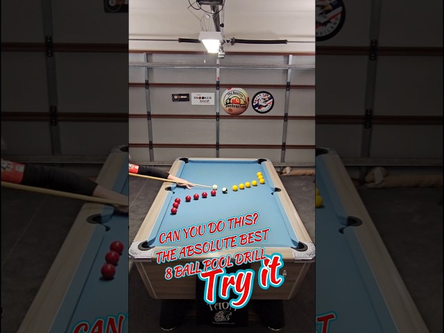 Can you do this? The ABSOLUTE BEST 8-Ball Pool Drill