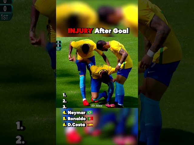 INJURY After Goal in Football