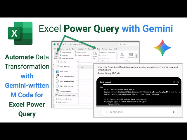 From Tedious to Transformative: Automate Excel Data Cleanup with Gemini AI and Power Query M Code