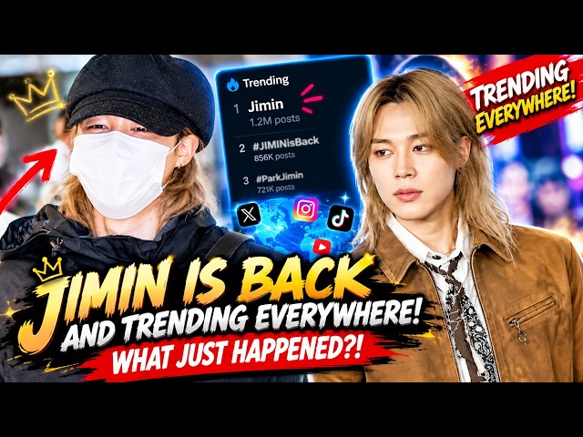 💥 JIMIN IS BACK AND TRENDING EVERYWHERE! WHAT JUST HAPPENED?!