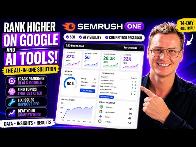 AI Is Killing SEO?! Rank in Google & AI with Semrush One (FULL Tutorial)