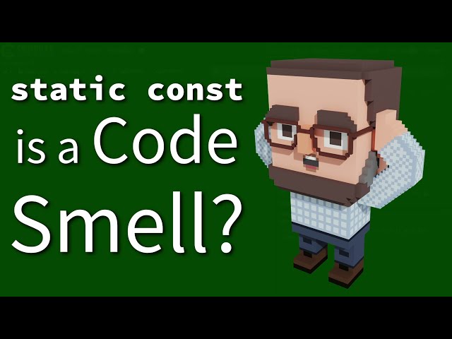 C++ Weekly - Ep 551 - static const is a Code Smell?