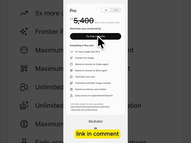 chatgpt pro free 3 months