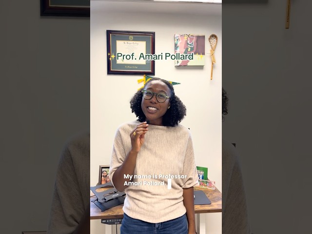 Meet the Faculty - Amari Pollard